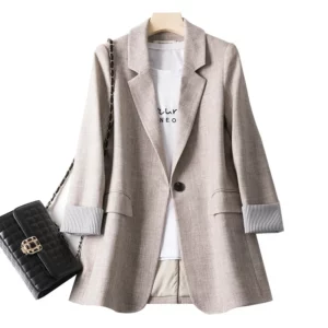 Women Long Sleeve Spring Casual Blazer