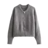 Sweaters Women Knitted Cardigan Autumn Winter Zipper