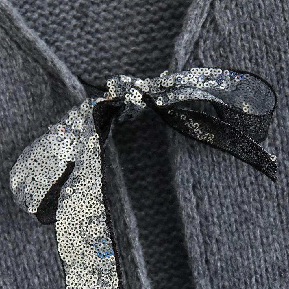 Knitted Cardigan for Womens V-neck Warm - Image 5