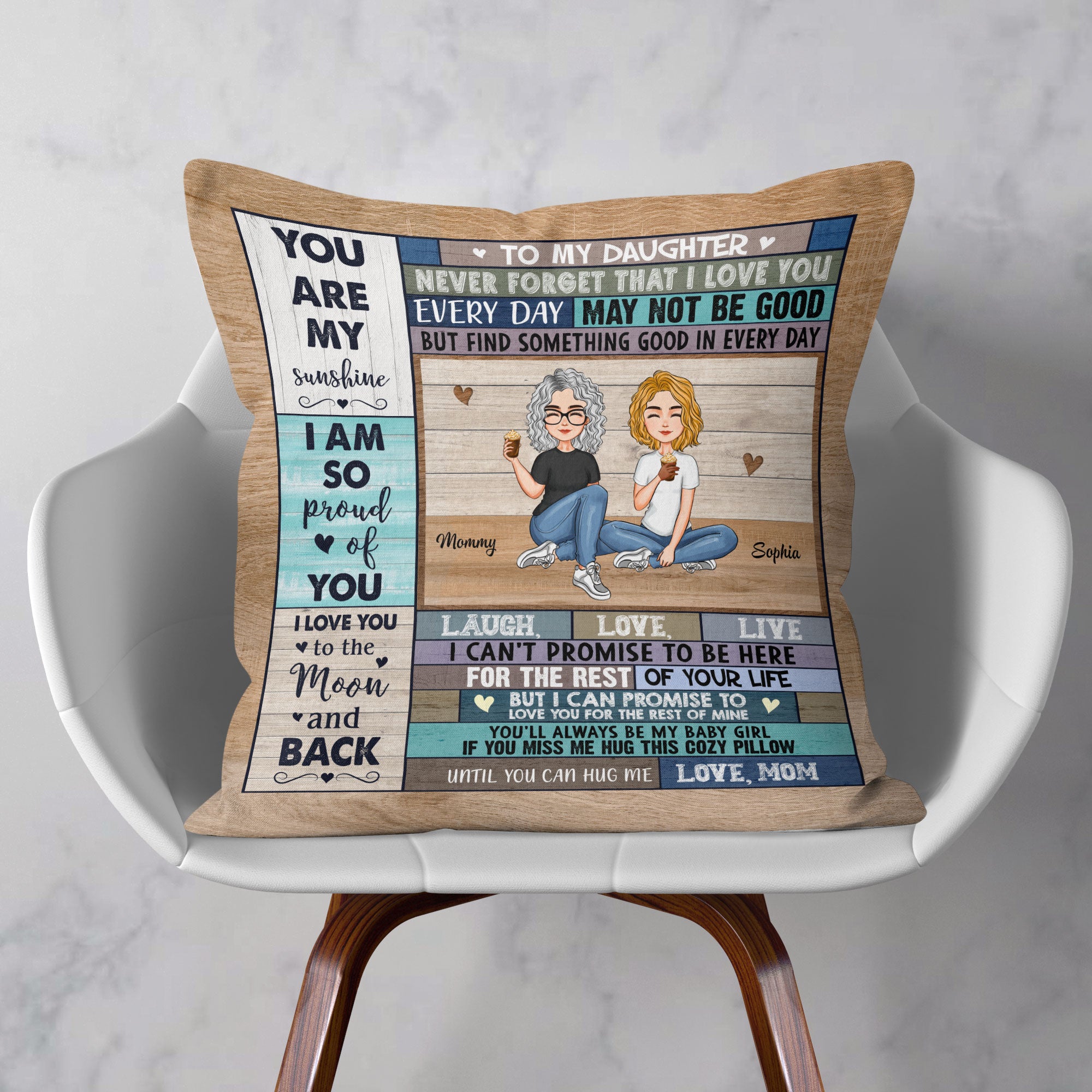 Baby – I’m So Proud Of You – Personalized Pillow – Christmas, New Year, Loving Gift Gift For Your Daughters, Your Sons, Your Baby Girl, Your Baby Boy - Image 2