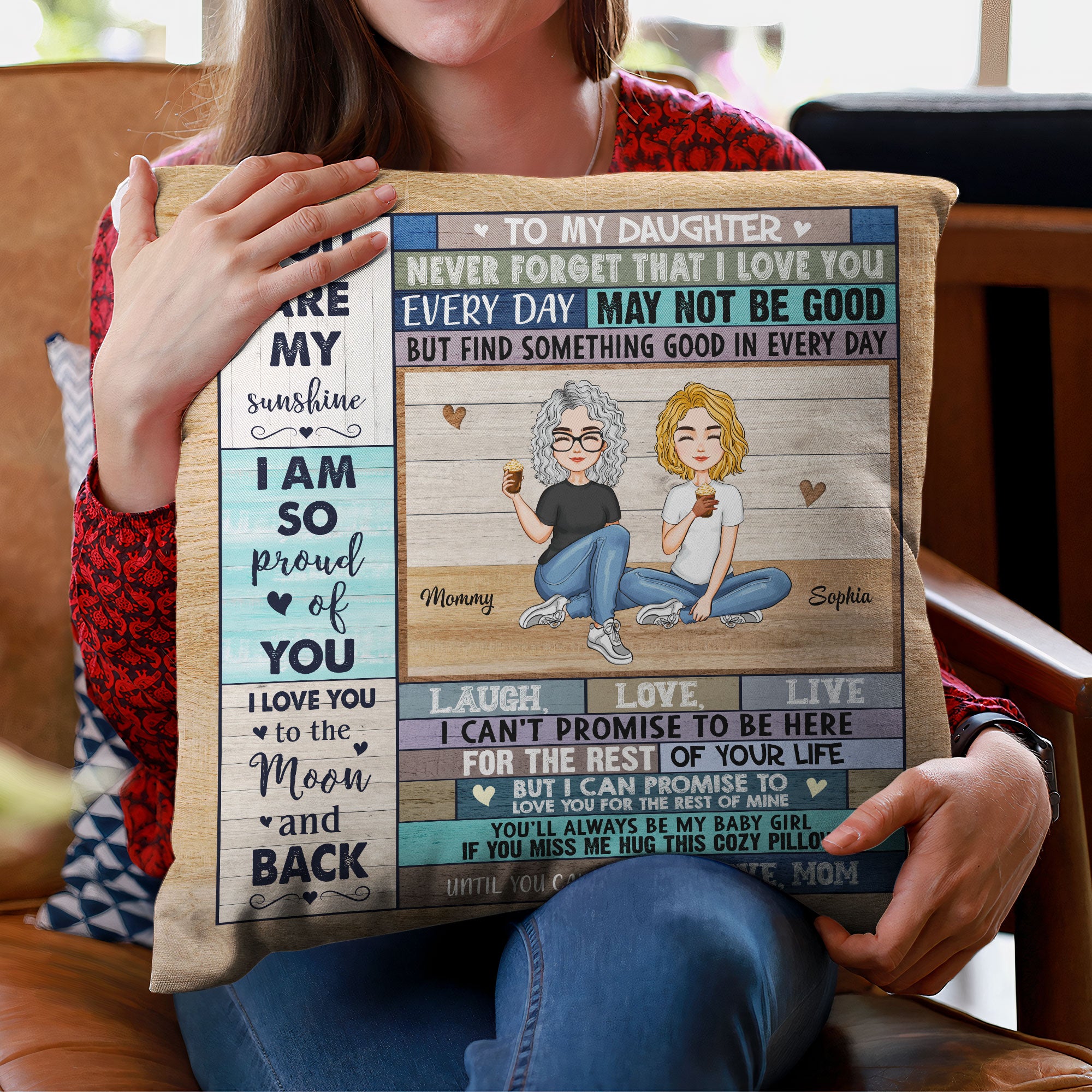 Baby – I’m So Proud Of You – Personalized Pillow – Christmas, New Year, Loving Gift Gift For Your Daughters, Your Sons, Your Baby Girl, Your Baby Boy - Image 3