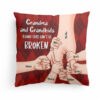 Grandparent And Grandkid A Bond That Can’t Be Broken – Personalized Pillow – Birthday, Loving Gift For Grandpa, Grandma, Mom & Dad