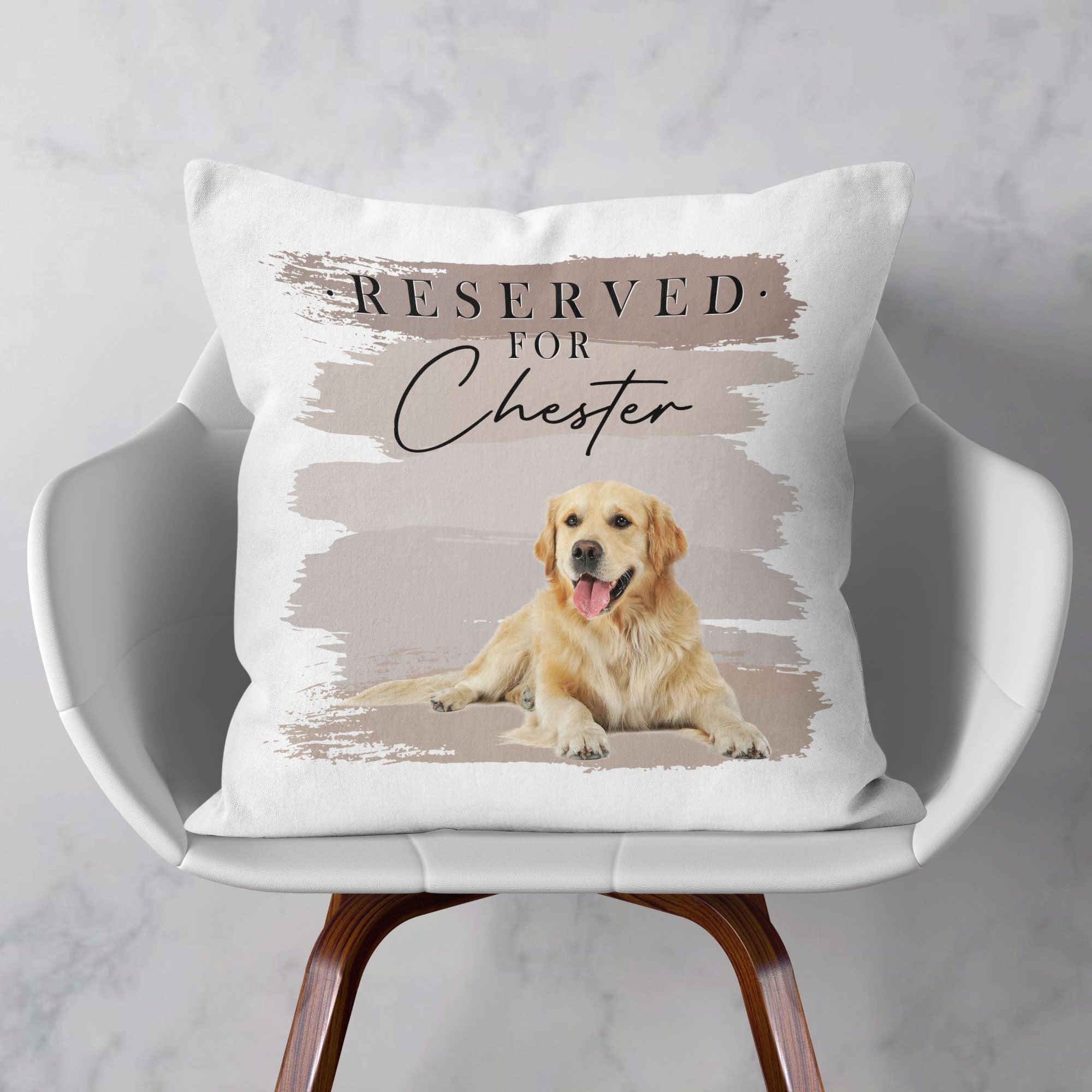 Reserved For The Dog – Personalized Pillow – Birthday, Loving Gift For Dog Mom, Dog Dad, Cat Mom, Cat Lover, Dog Lover, Pet Owners - Image 2