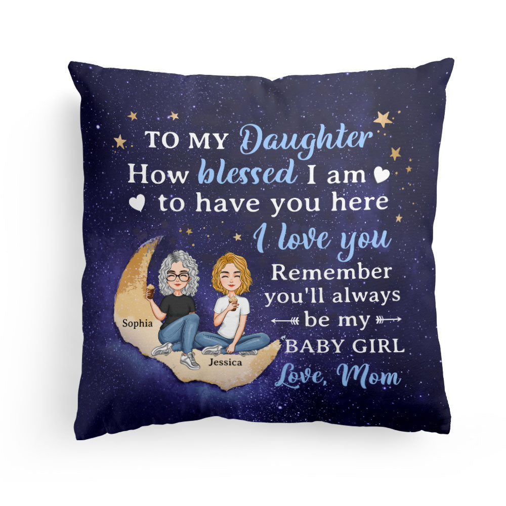 To My Daughter To My Son I Love You – Personalized Pillow – Birthday, Loving Gift For Daughter, Son, Kids - Image 2