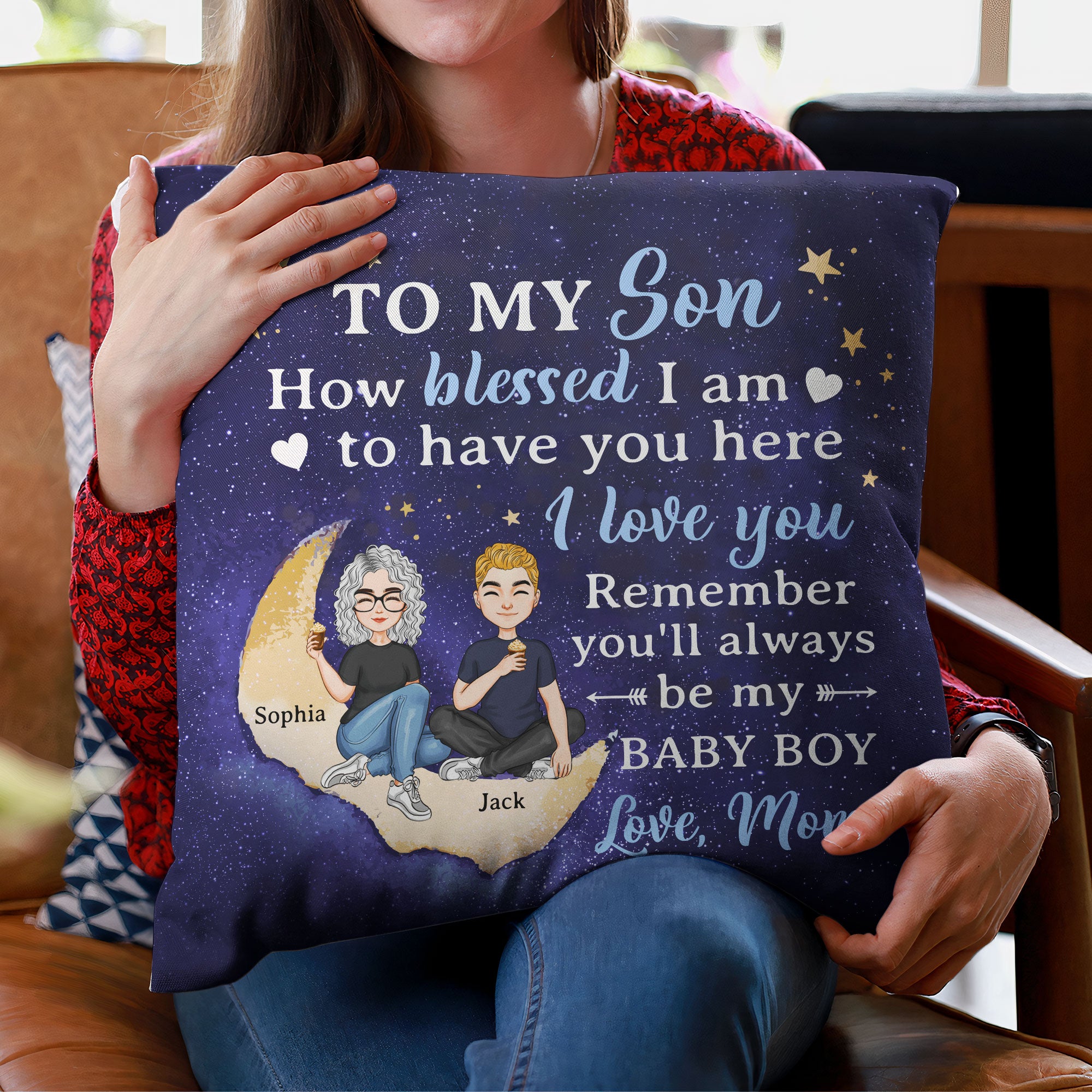 To My Daughter To My Son I Love You – Personalized Pillow – Birthday, Loving Gift For Daughter, Son, Kids - Image 5