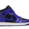 ( Women ) Air Jordan 1 Mid ‘Purple And Black’ BQ6472-051