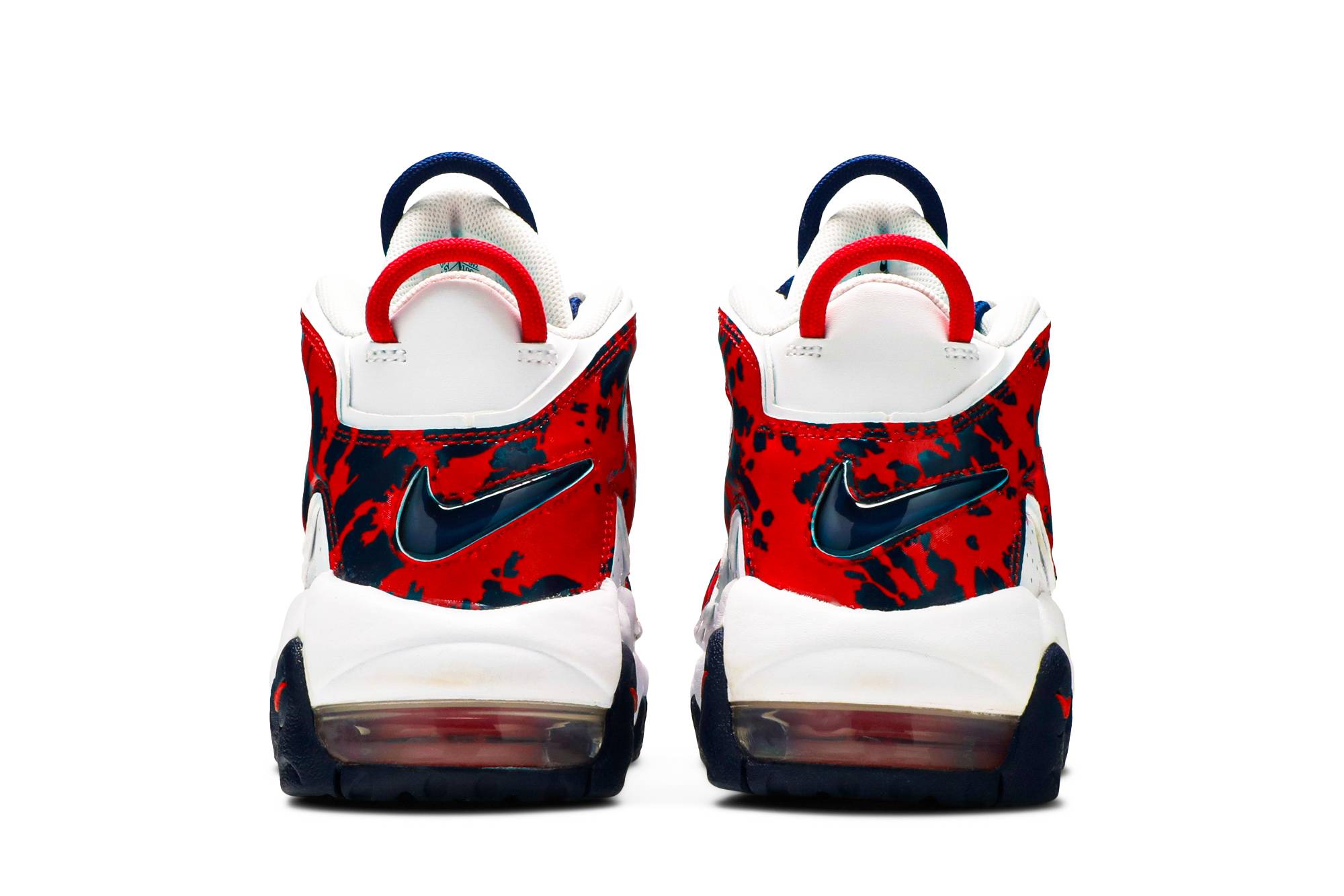 ( Grade School ) Nike Air More Uptempo ‘White Blue Red Camo’ CZ7885-100 - Image 13