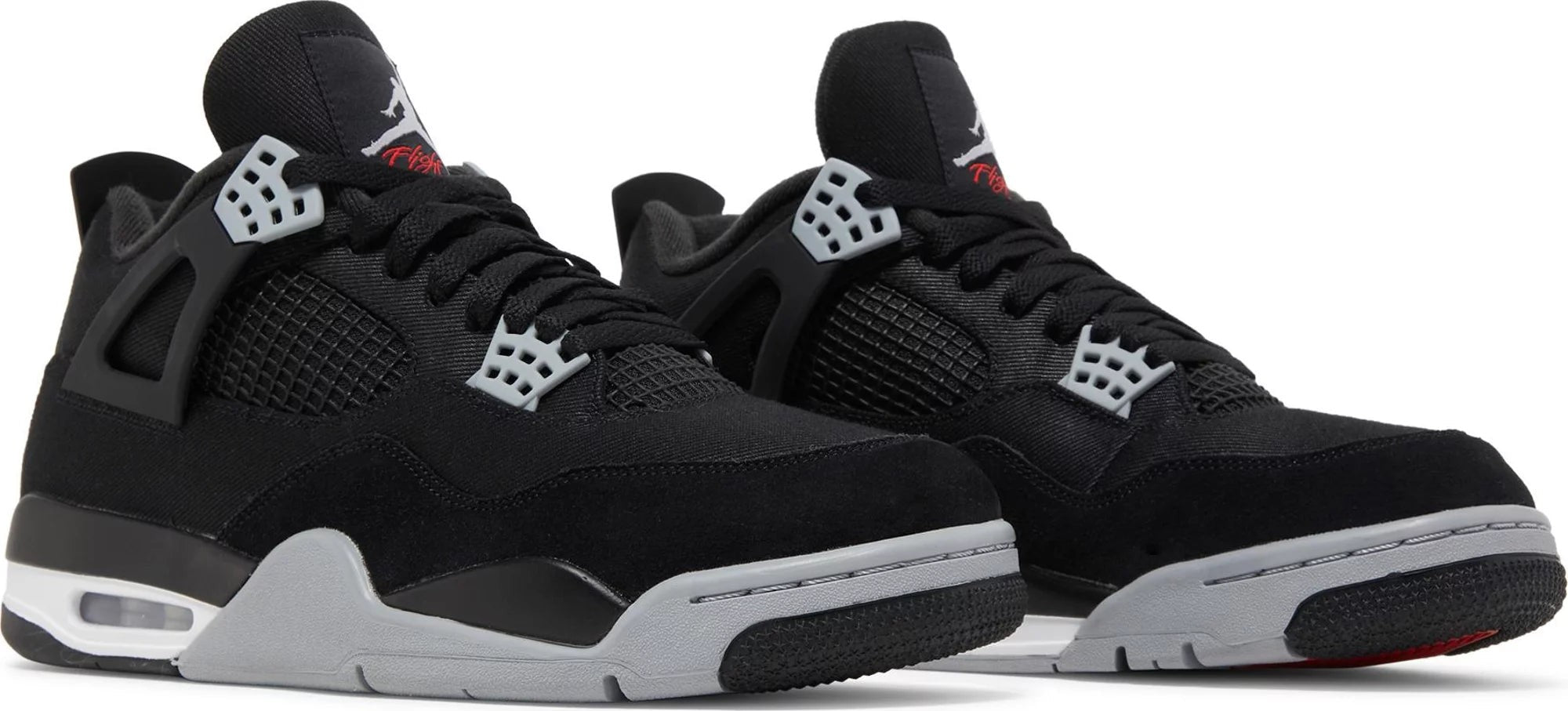 Air Jordan 4 Retro SE Black Canvas - Image 5