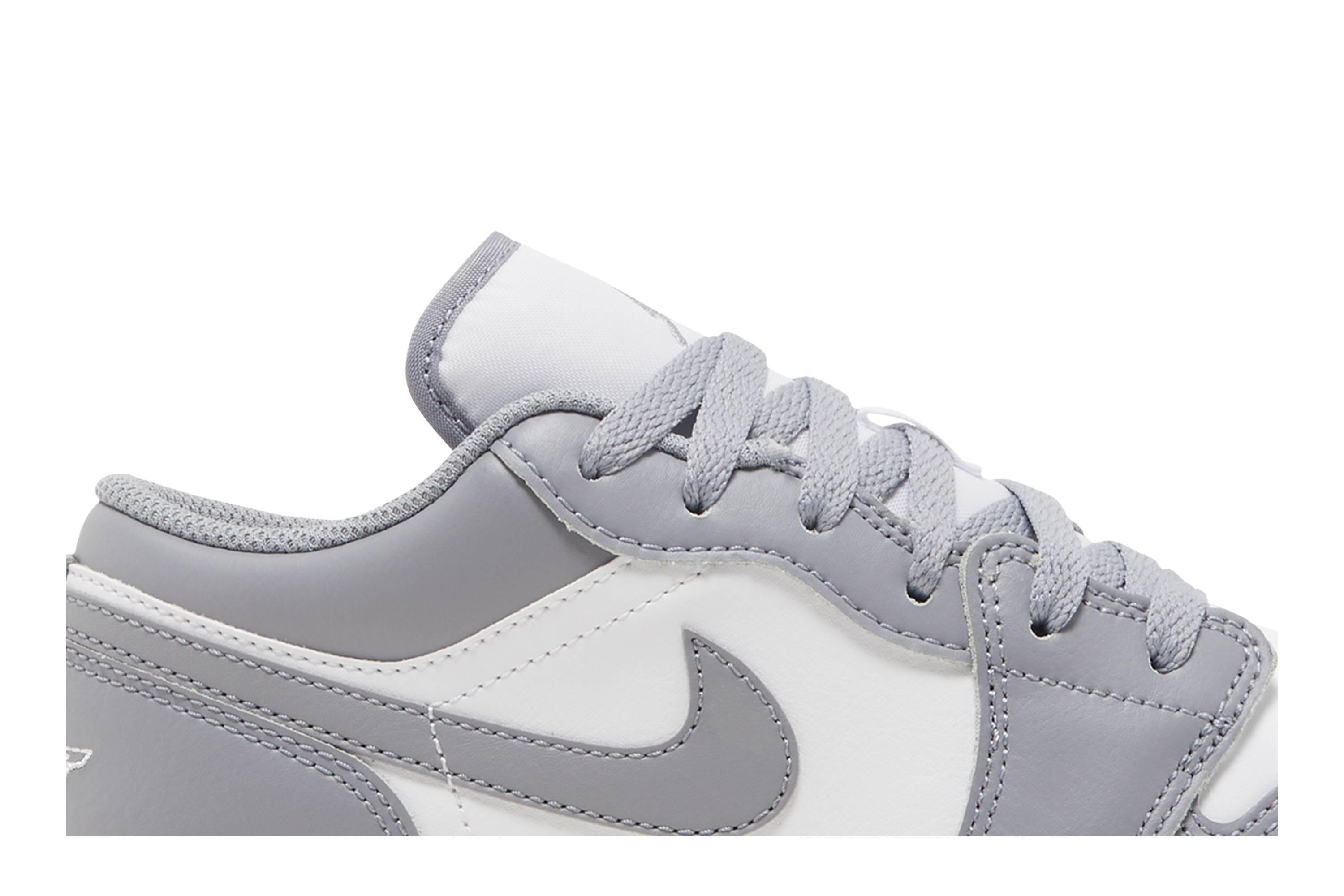 ( Grade School ) Air Jordan 1 Low ‘Vintage Grey’ 553560-053 - Image 2