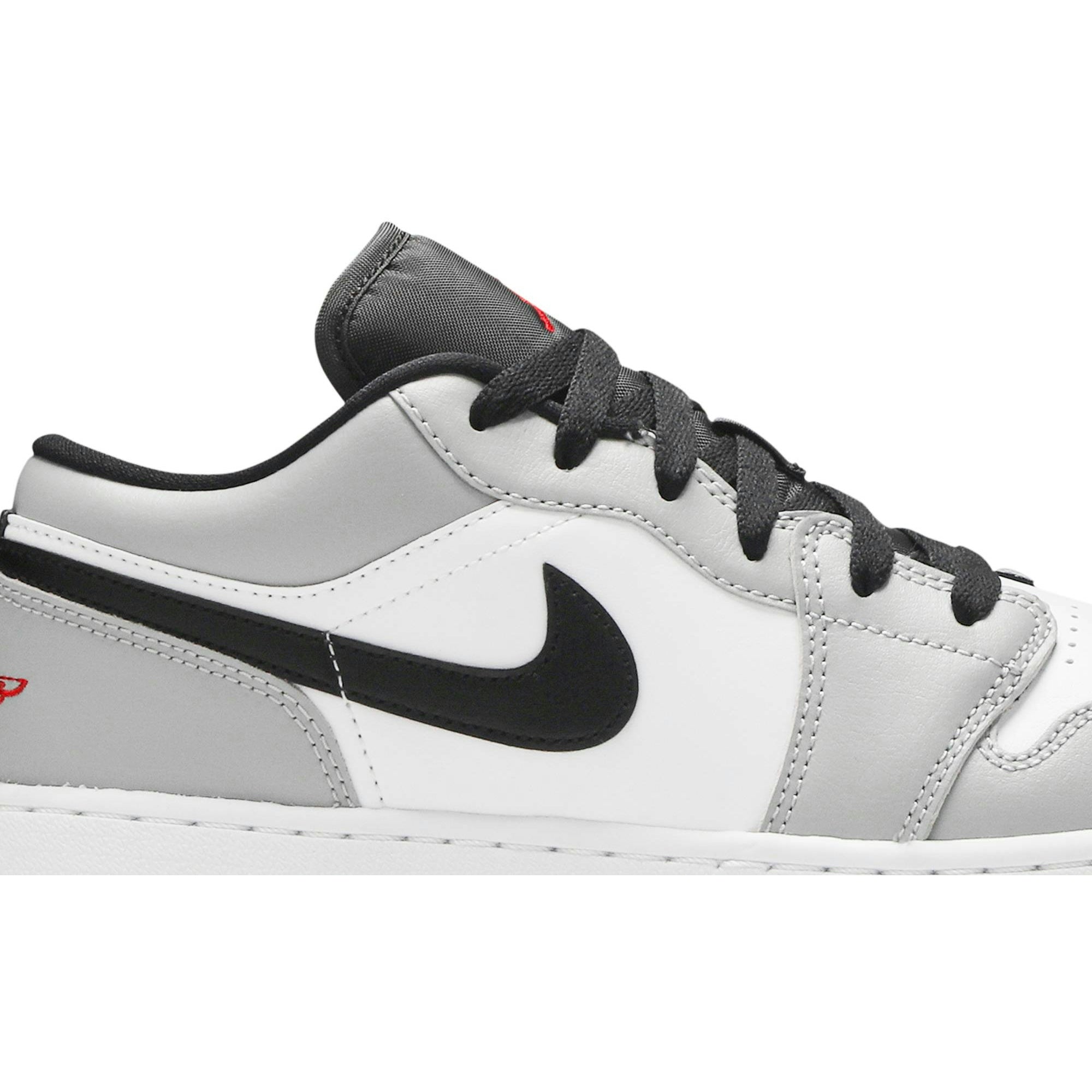 ( Grade School ) Air Jordan 1 Low ‘Light Smoke Grey’ 553560-030 - Image 2