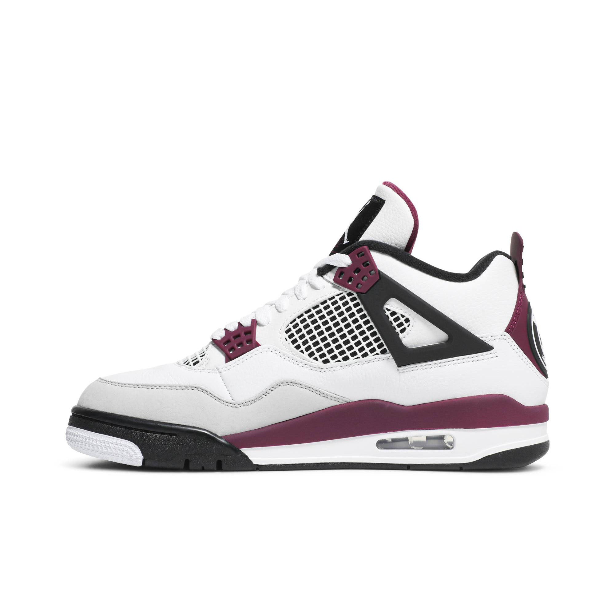 Paris Saint-Germain X Air Jordan 4 Retro GS Bordeaux CZ6509-100 - Image 3