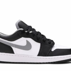 ( Grade School ) Air Jordan 1 Low Black Medium Grey 553560-040