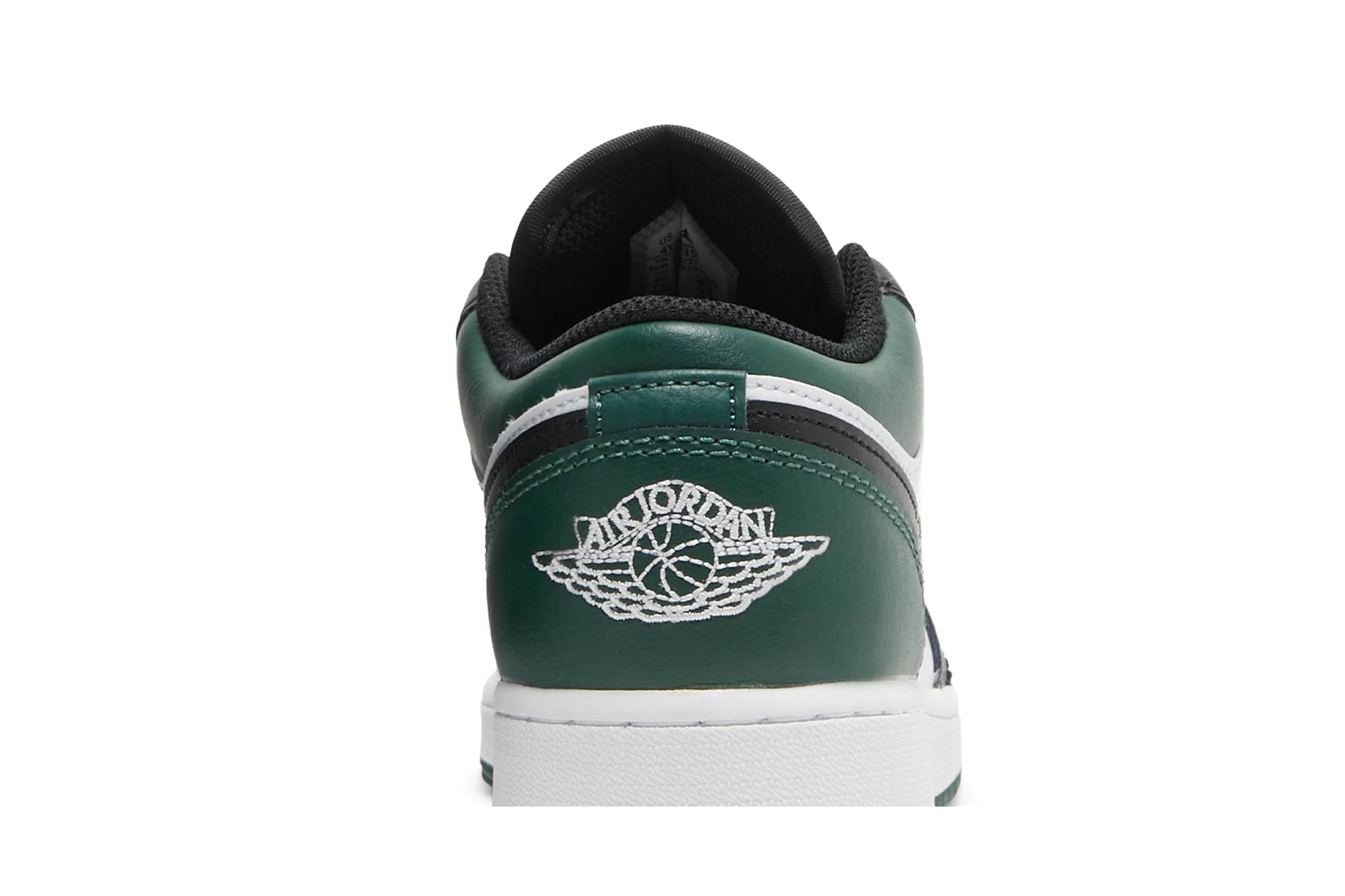 ( Grade School ) Air Jordan 1 Low Green Toe 553560-371 - Image 7