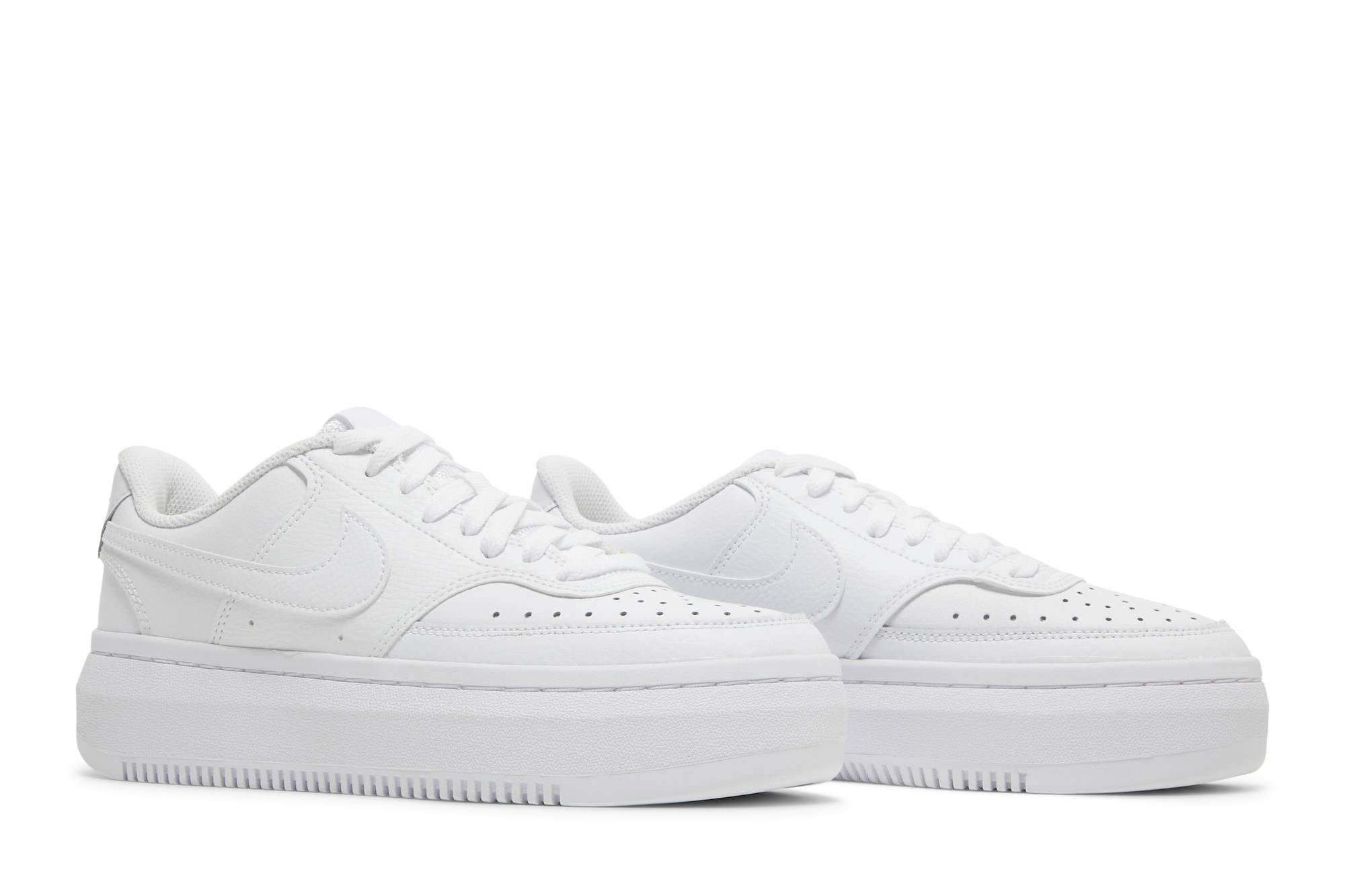 ( Women ) Nike Court Vision Alta Low ‘Triple White’ DM0113-100 - Image 8