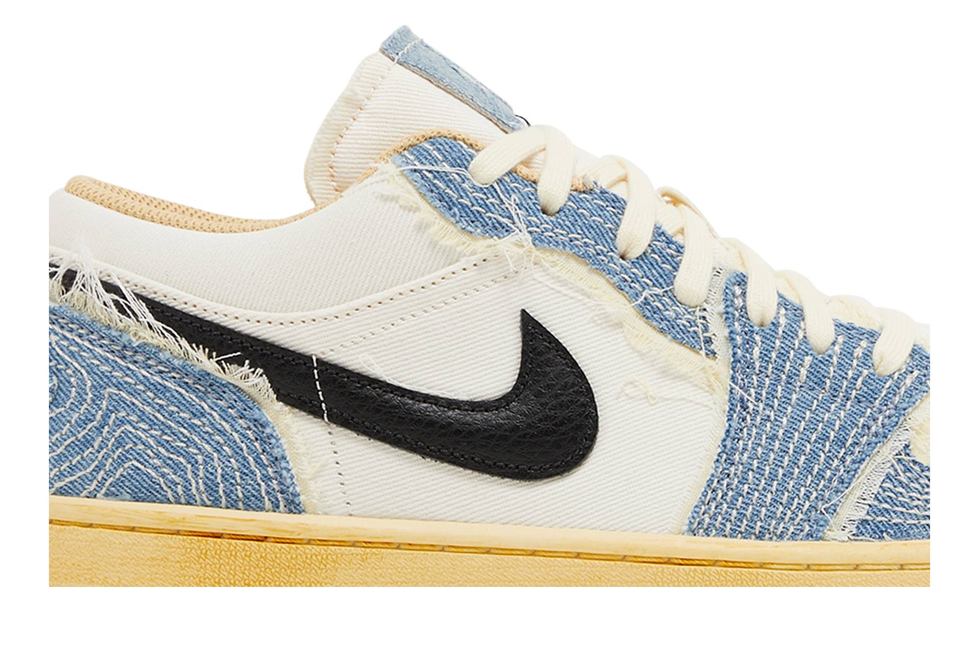 Air Jordan 1 Low ‘Sashiko Denim’ FN7670-493 - Image 2