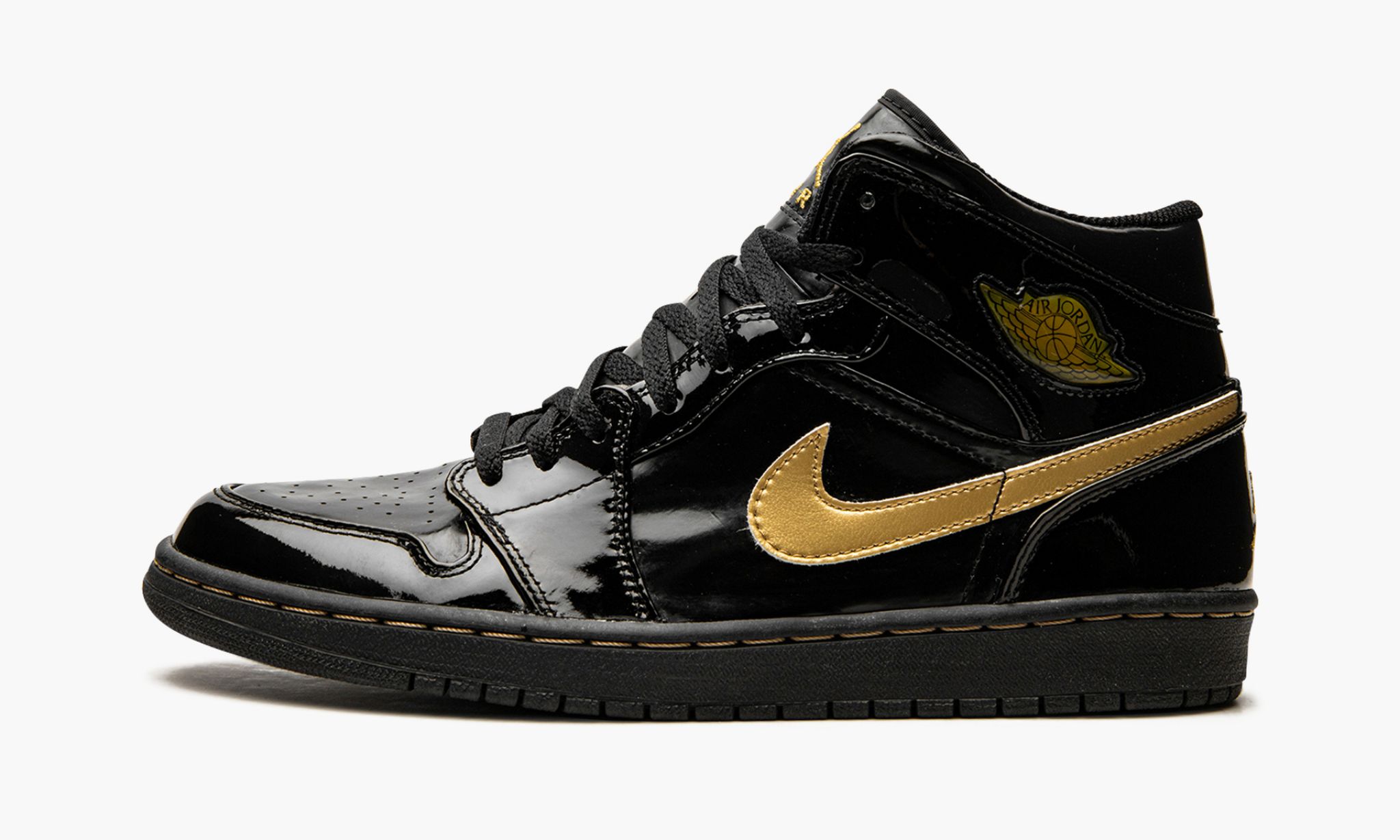 Air Jordan 1 Retro Black Metallic Gold ( 2003 ) - Image 2