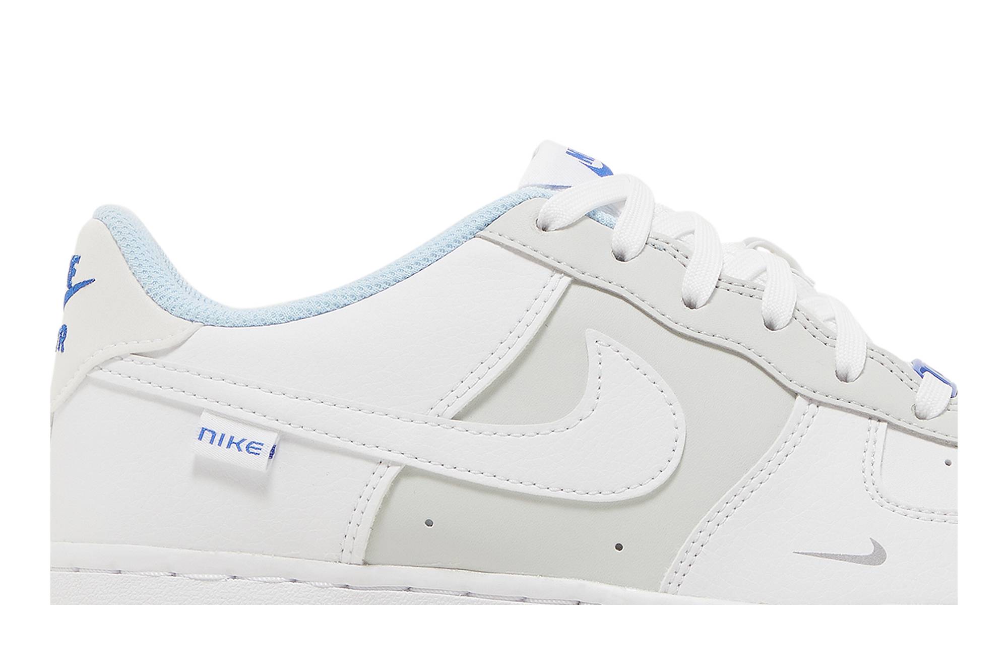 ( Youth ) Nike Air Force 1 LV8 ‘Just Stitch It – Hyper Royal’ FB1844-111 - Image 2