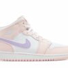 ( Youth ) Air Jordan 1 Mid Pink Wash FD8780-601