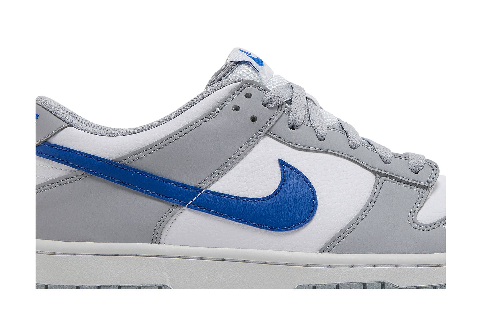 ( Grade School ) Nike Dunk Low Wolf Grey Royal FN3878-001 - Image 2