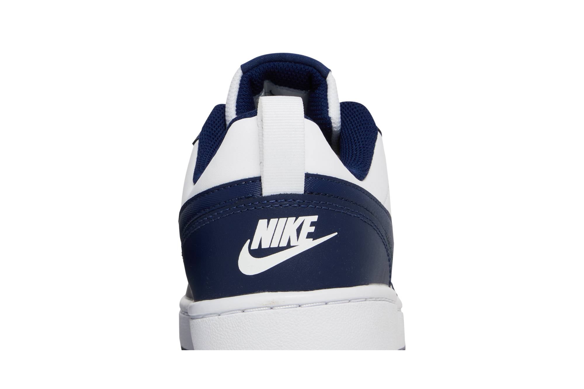 ( Grade School ) Nike Court Borough Low 2 ‘White Blue Void’ BQ5448-107 - Image 7