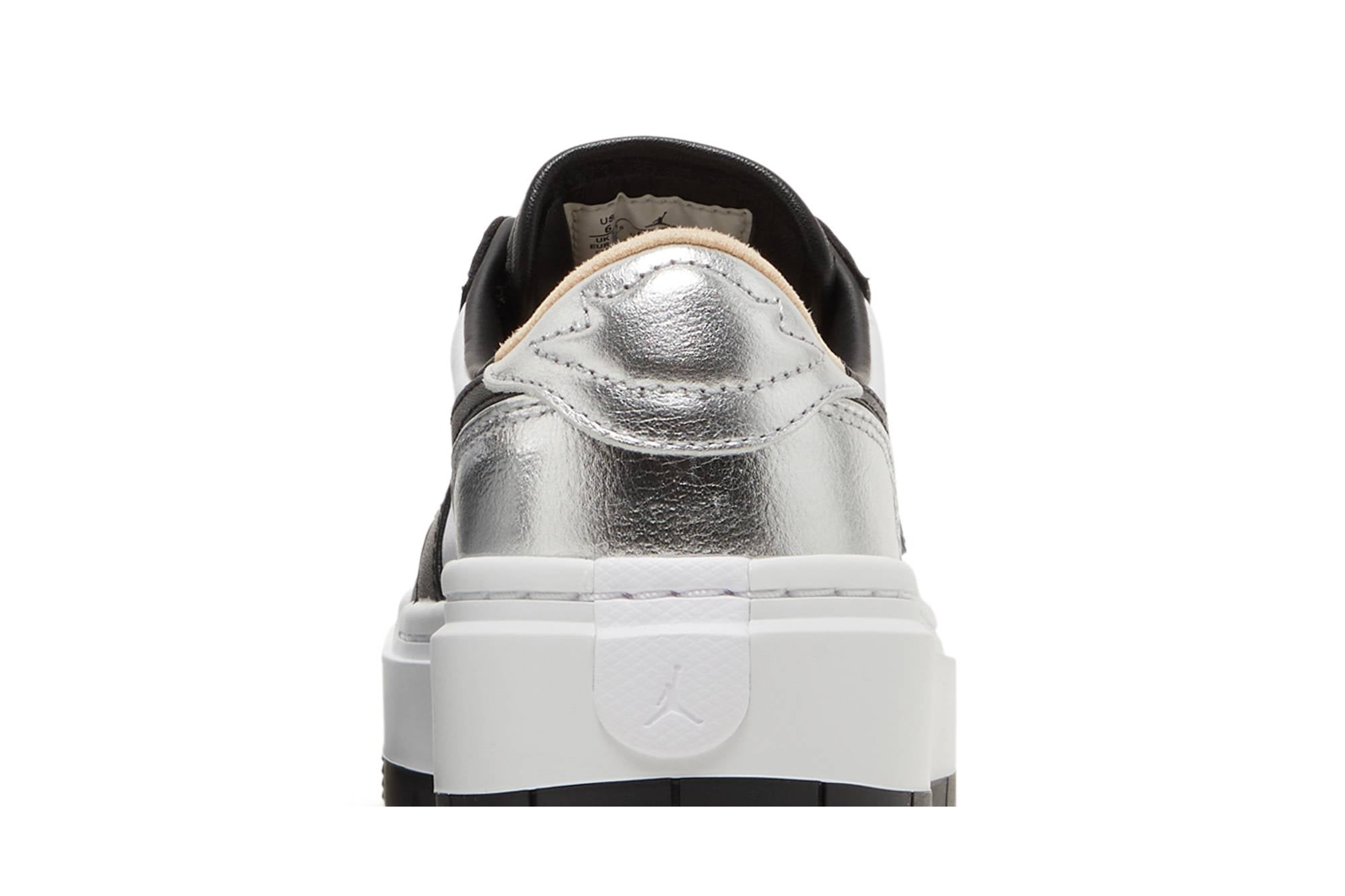 ( Women ) Air Jordan 1 Low Elevate Silver Toe DQ8561-001 - Image 7