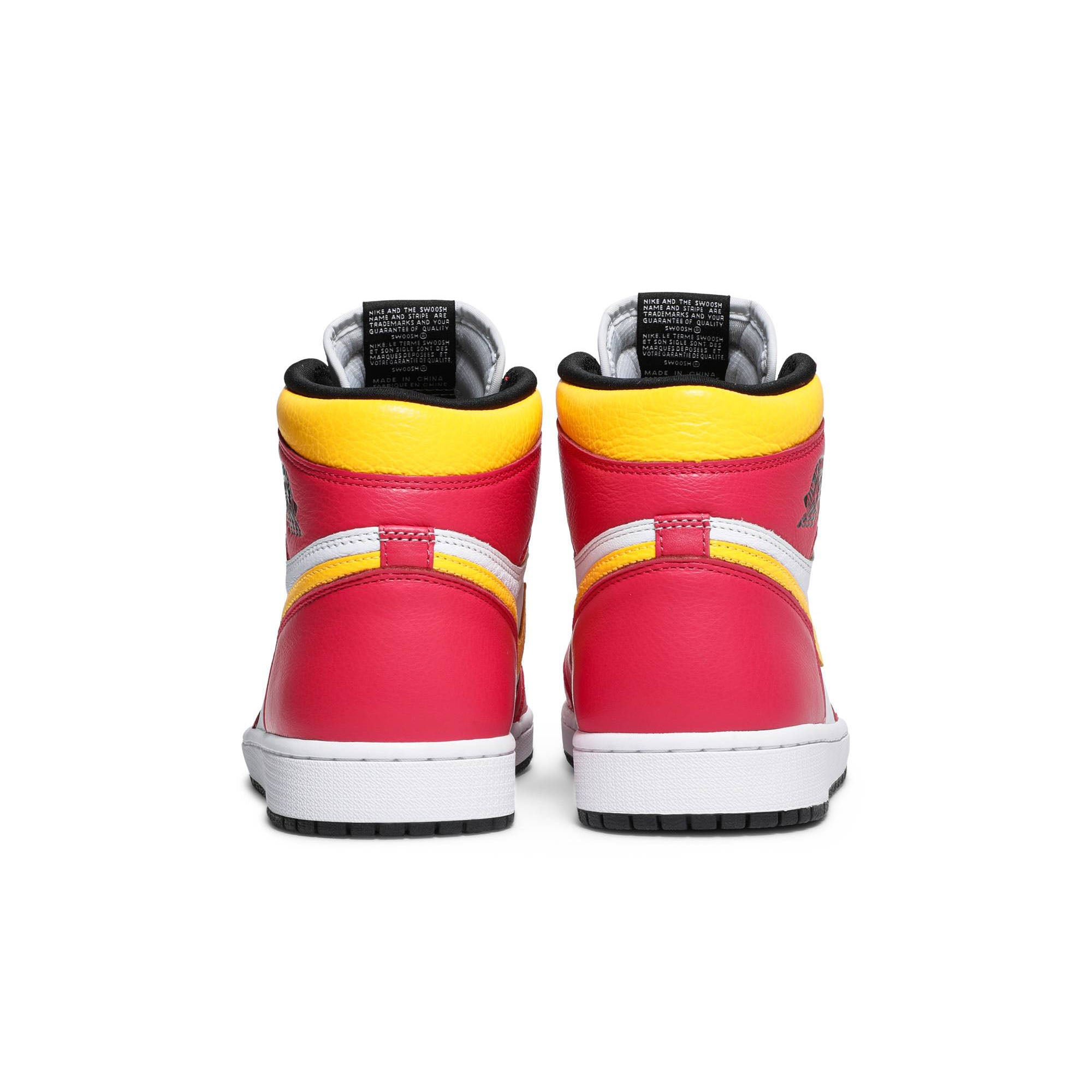 Air Jordan 1 Retro High OG Light Fusion Red 555088-603 - Image 6