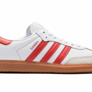 ( Women ) Adidas Samba OG White Solar Red Gum IF6513