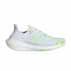 ( Women ) Adidas UltraBoost 22 ‘White Bliss Blue Yellow’ GX5926