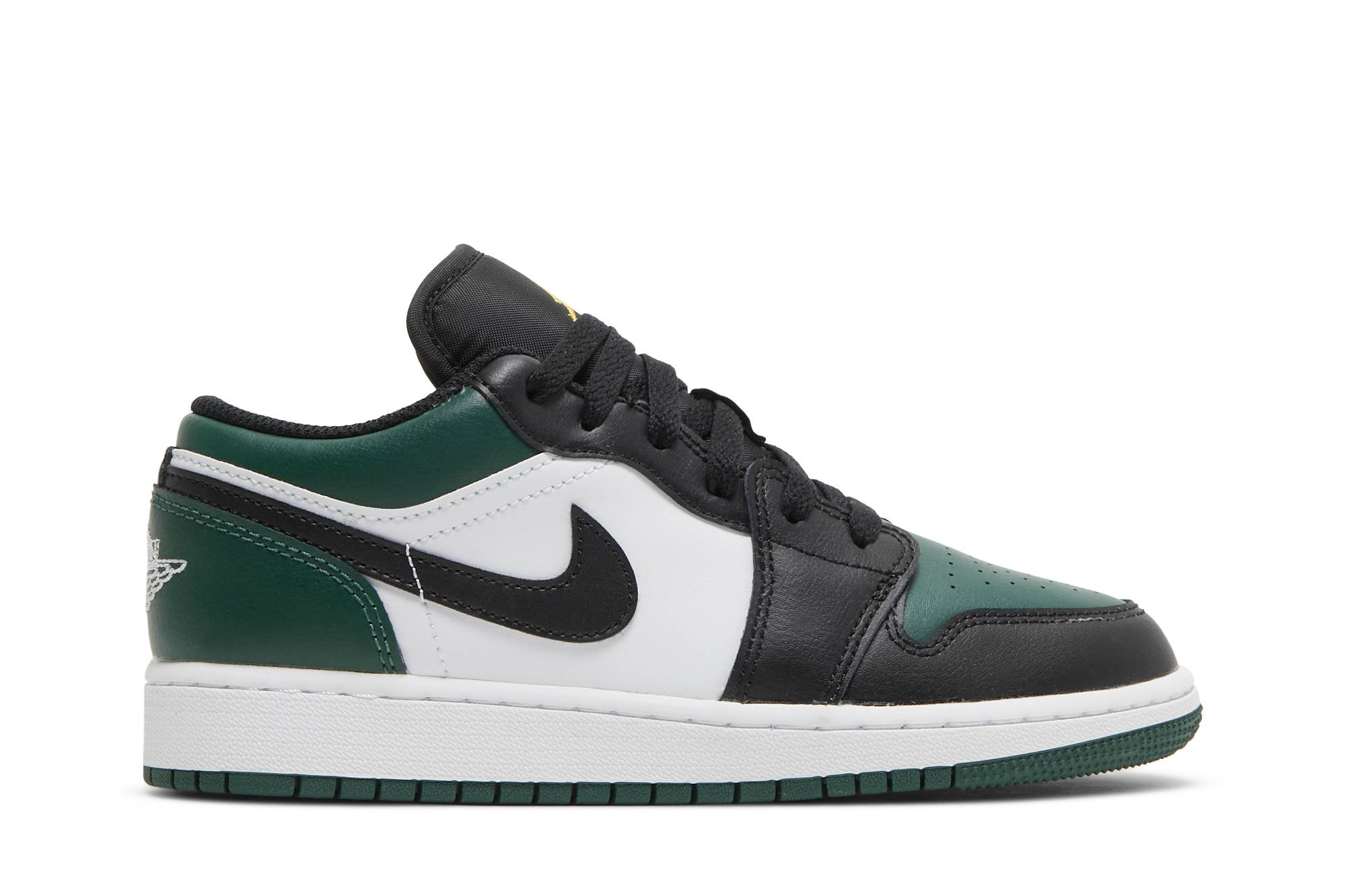 ( Grade School ) Air Jordan 1 Low Green Toe 553560-371