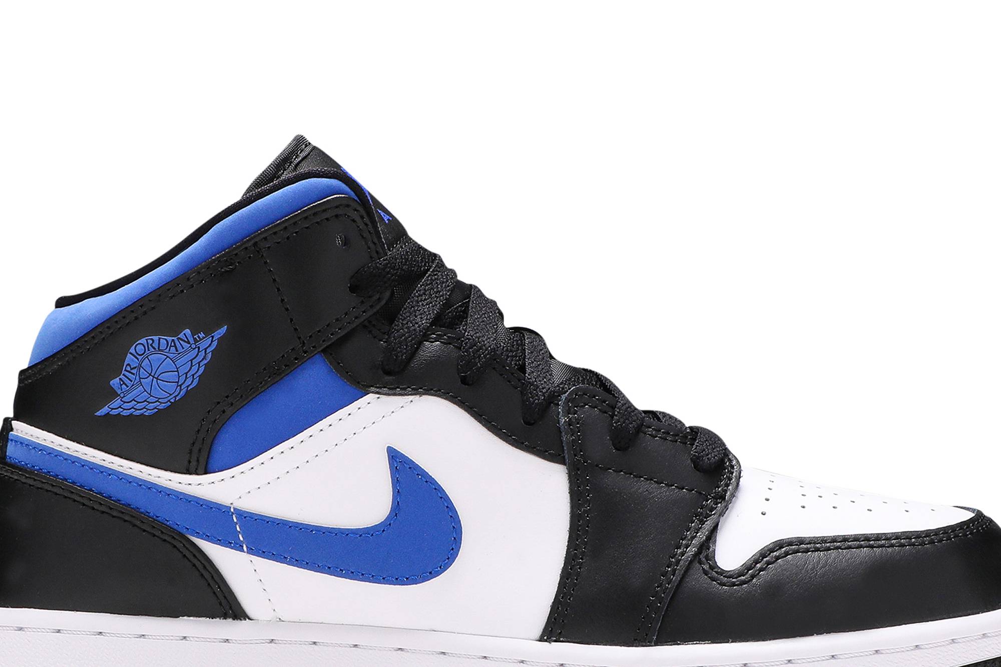 ( Grade School ) Air Jordan 1 Mid ‘Racer Blue’ 2021 554725-140 - Image 2