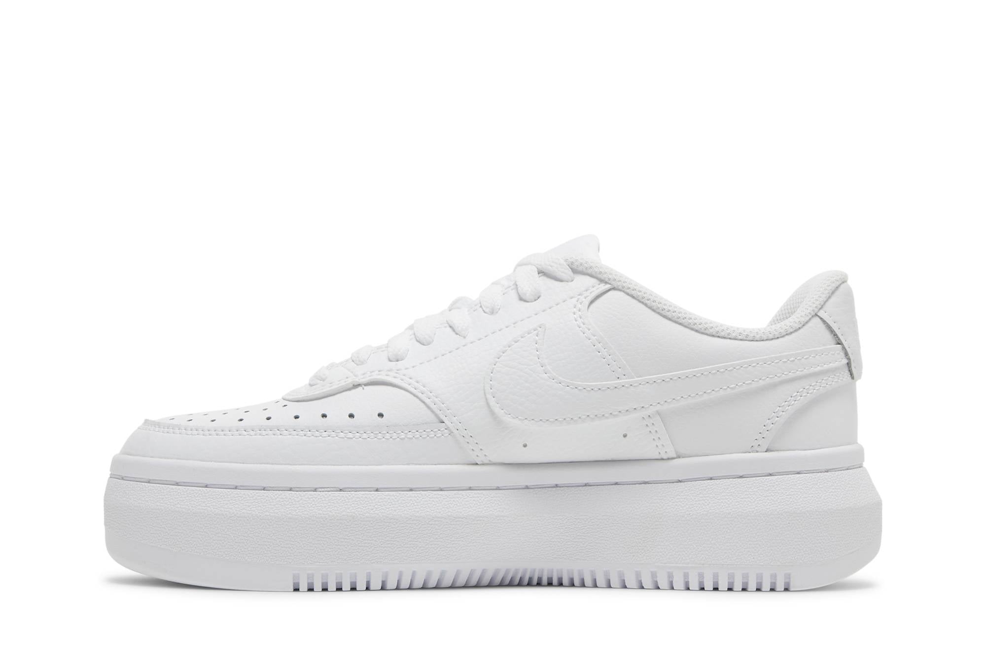 ( Women ) Nike Court Vision Alta Low ‘Triple White’ DM0113-100 - Image 3