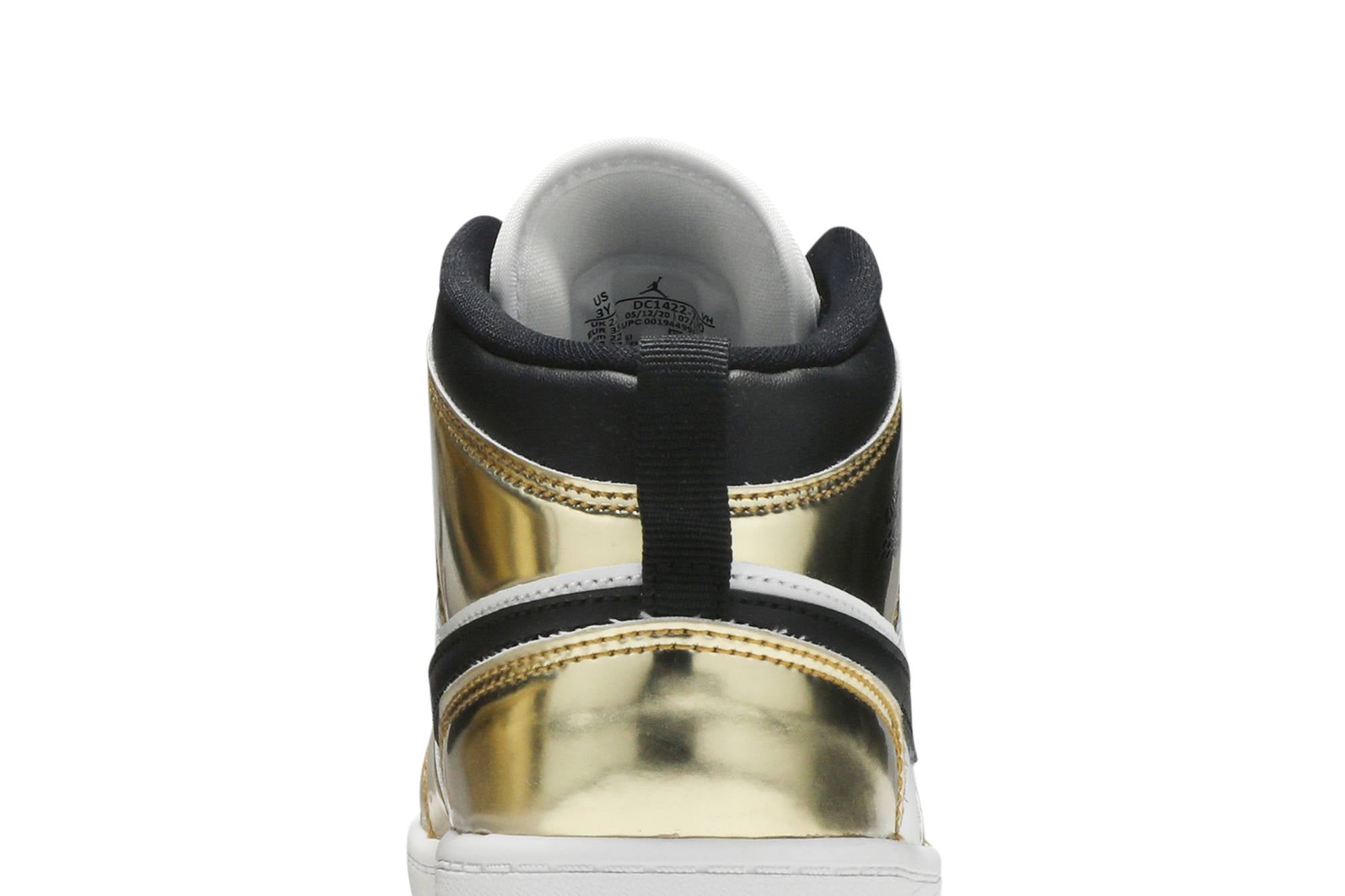 ( Grade School ) Air Jordan 1 Mid SE ‘Metallic Gold’ DC1420-700 - Image 7