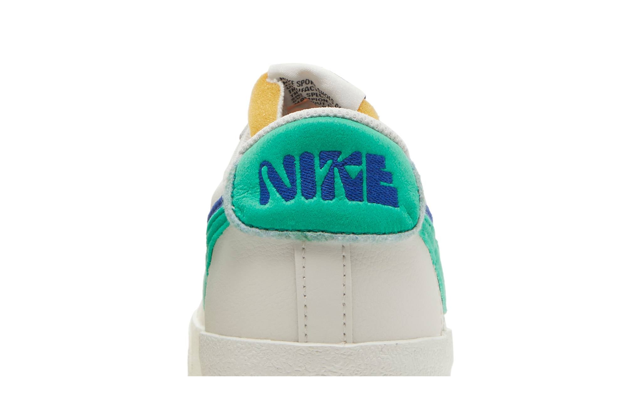 Nike Blazer Low 72 Double Swoosh ‘Sail Green Blue’ DO9777-001 - Image 14