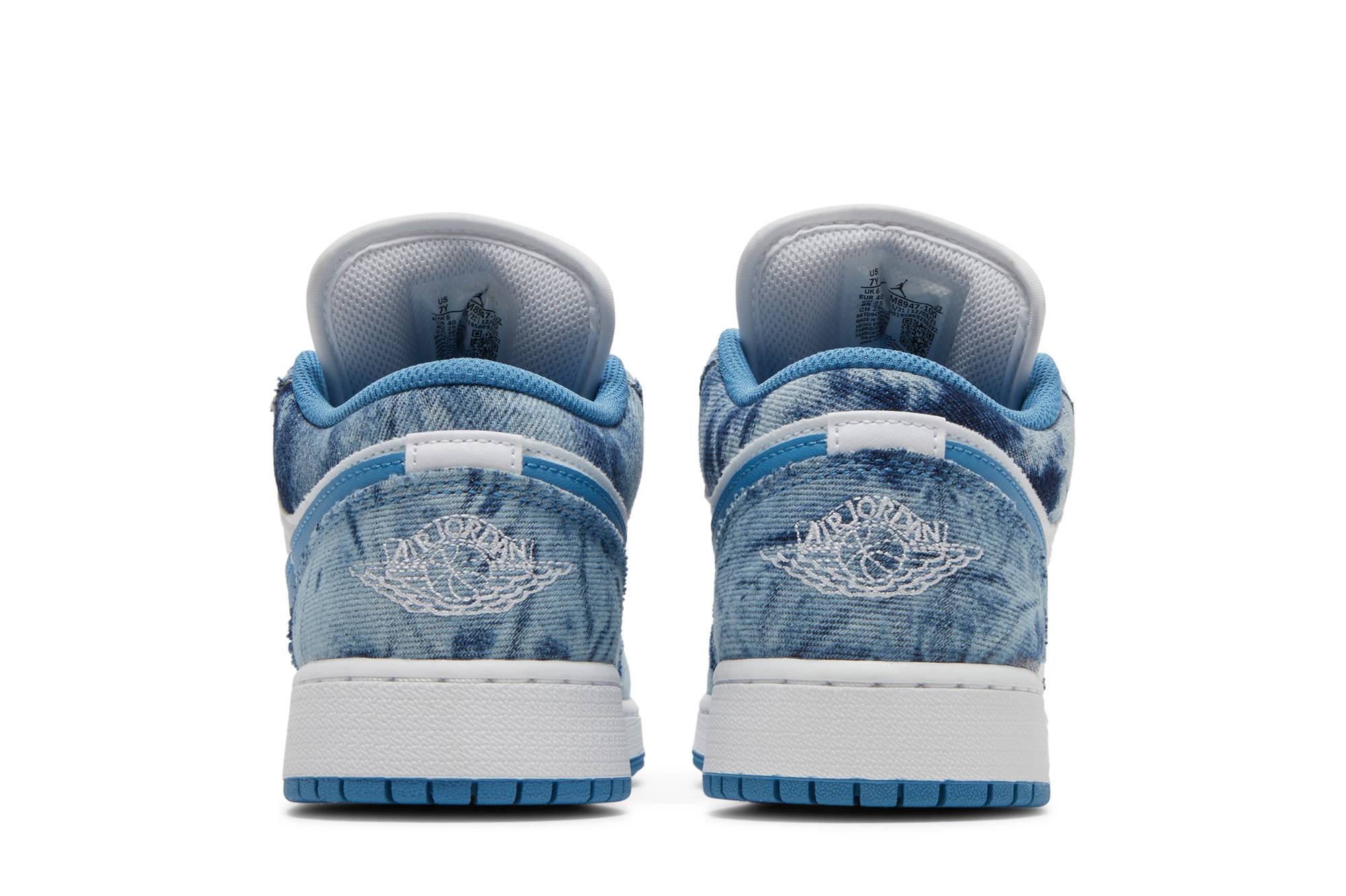 ( Grade School ) Air Jordan 1 Low ‘Washed Denim’ DM8947-100 - Image 13