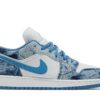 ( Grade School ) Air Jordan 1 Low ‘Washed Denim’ DM8947-100