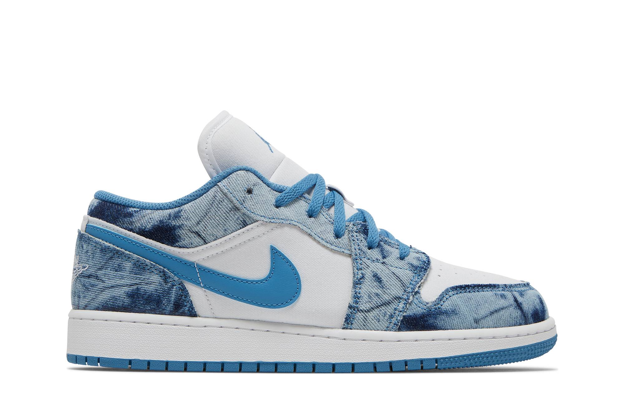 ( Grade School ) Air Jordan 1 Low ‘Washed Denim’ DM8947-100