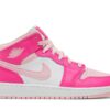 ( Grade School ) Air Jordan 1 Mid Medium Soft Pink FD8780-116
