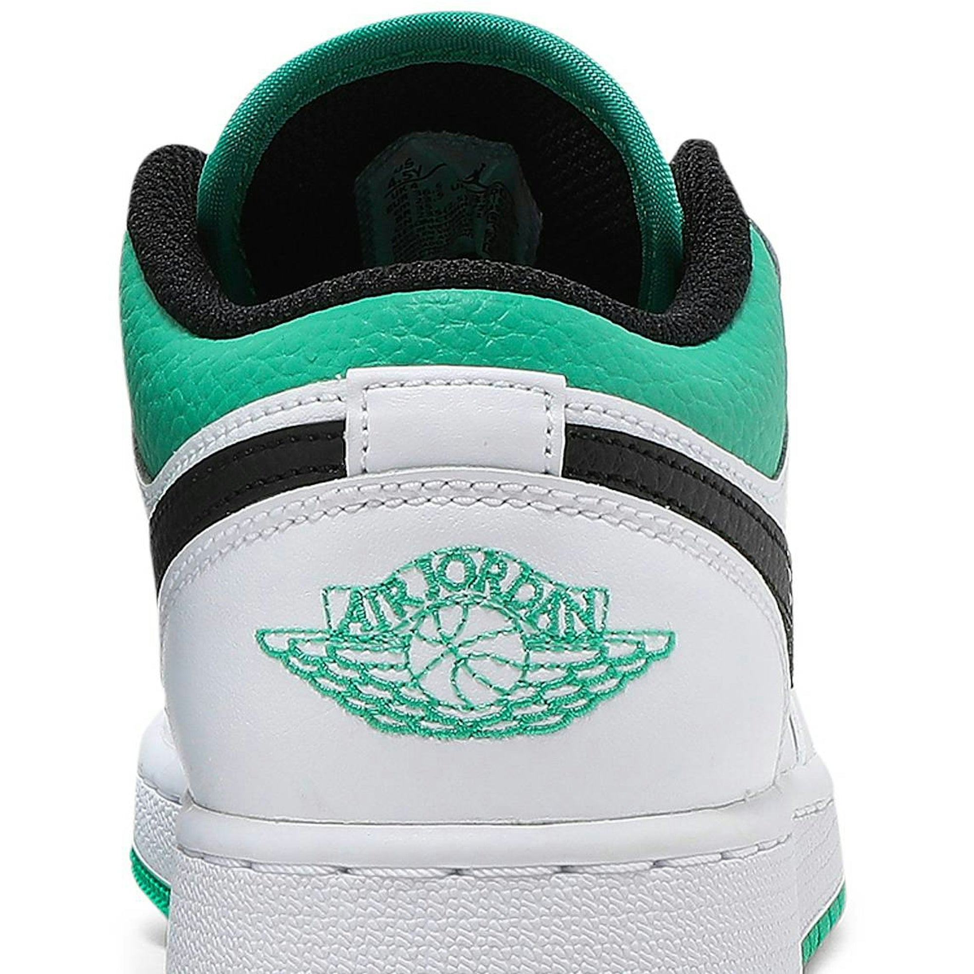 ( Grade School ) Air Jordan 1 Low ‘White Lucky Green’ 553560-129 - Image 7