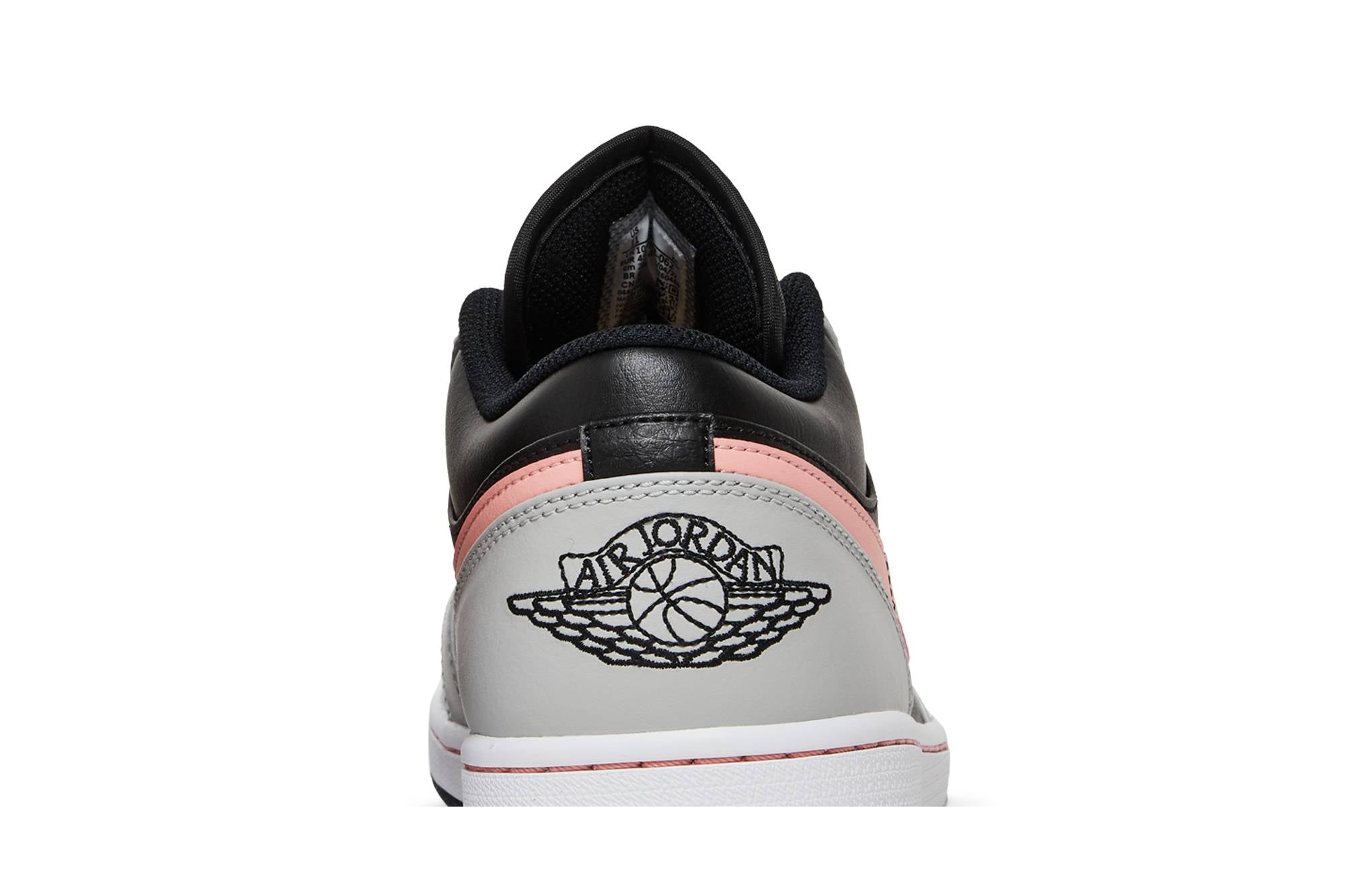 Air Jordan 1 Low ‘Black Grey Pink’ 553558-062 - Image 7