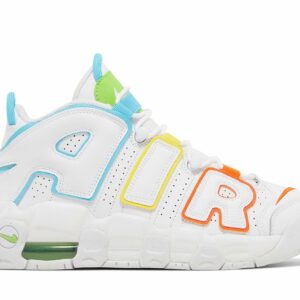 ( Grade School ) Nike Air More Uptempo White Rainbow FJ4624-100
