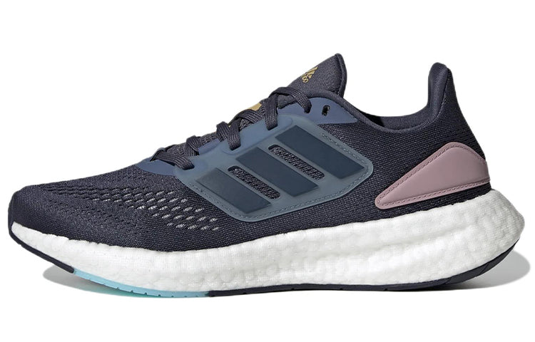 ( Women ) Adidas Pureboost 22 Shadow Navy Wonder Steel Magic Mauve HQ1460