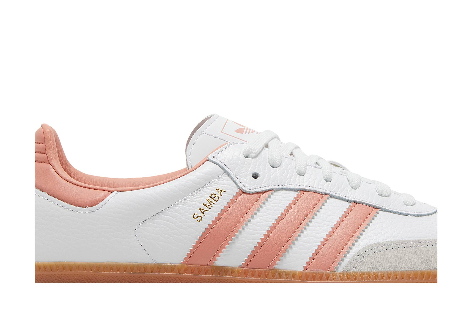( Women ) Adidas Samba OG White Wonder Clay Gum IG5932 - Image 2