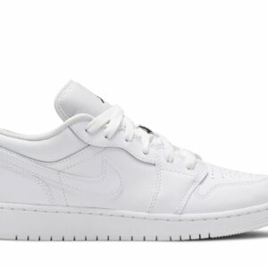 ( Grade School ) Air Jordan 1 Low White Black 553560-101
