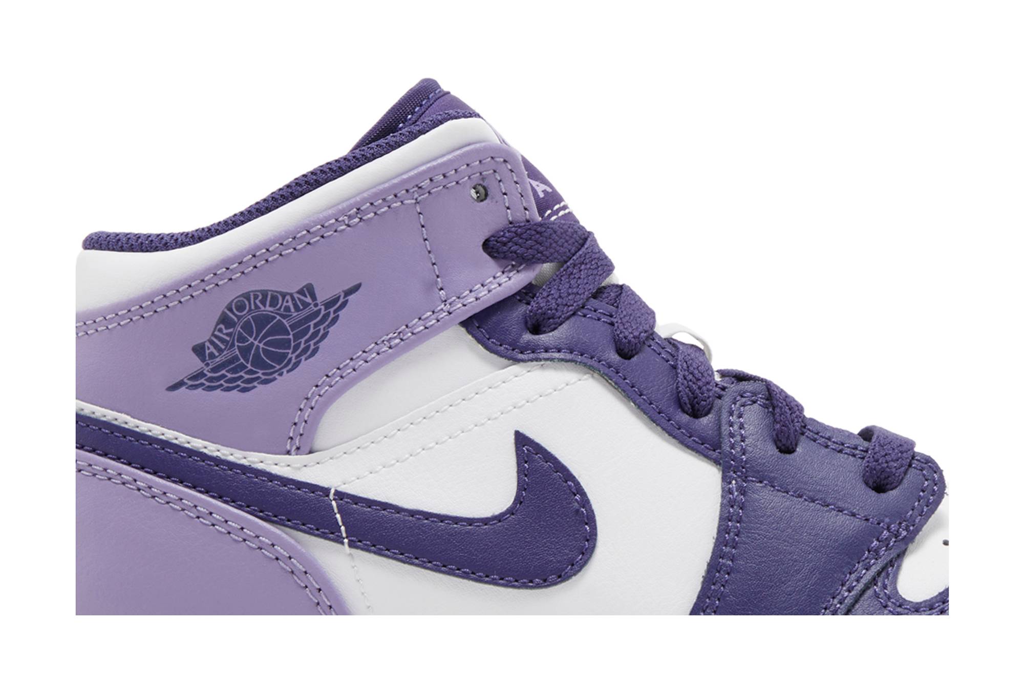 ( Grade School ) Air Jordan 1 Mid Sky J Purple DQ8423-515 - Image 2