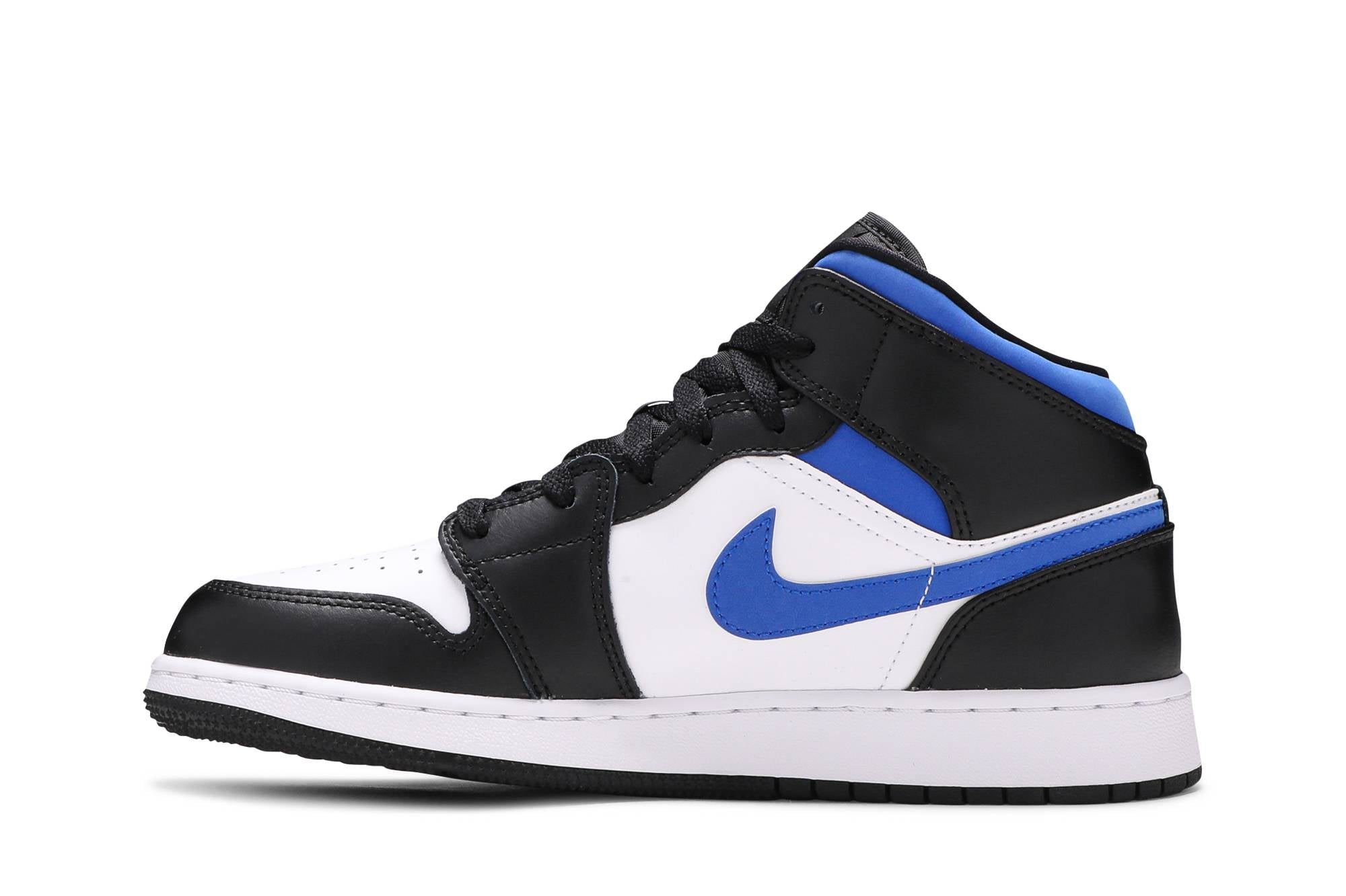 ( Grade School ) Air Jordan 1 Mid ‘Racer Blue’ 2021 554725-140 - Image 3