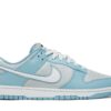 Nike Dunk Low Retro Fleece Swoosh Worn Blue FB1871-011