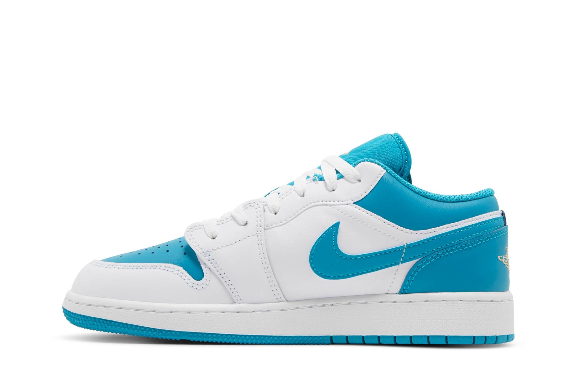 ( Grade School ) Air Jordan 1 Low ‘Aquatone’ 553560-174 - Image 3