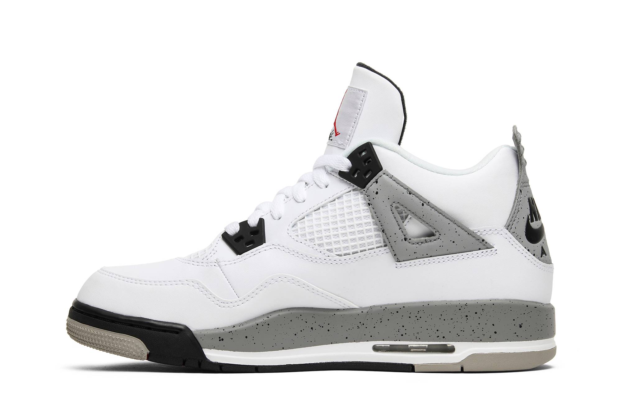 ( Grade School ) Air Jordan 4 Retro OG BG 2016 White Cement 836016-192 - Image 3