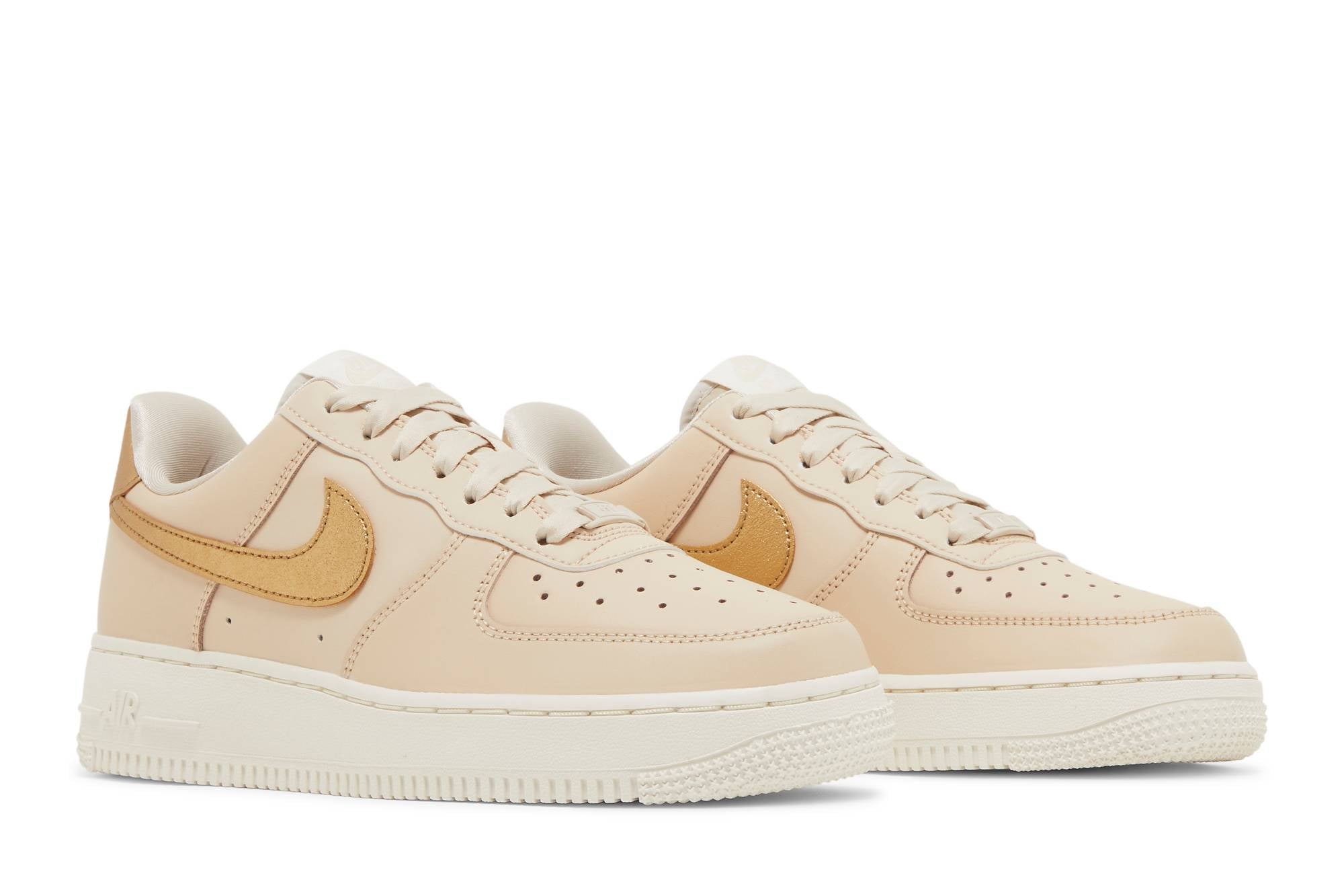 ( Women ) Nike Air Force 1 ’07 Essential ‘Sanddrift Gold’ DQ7569-102 - Image 8