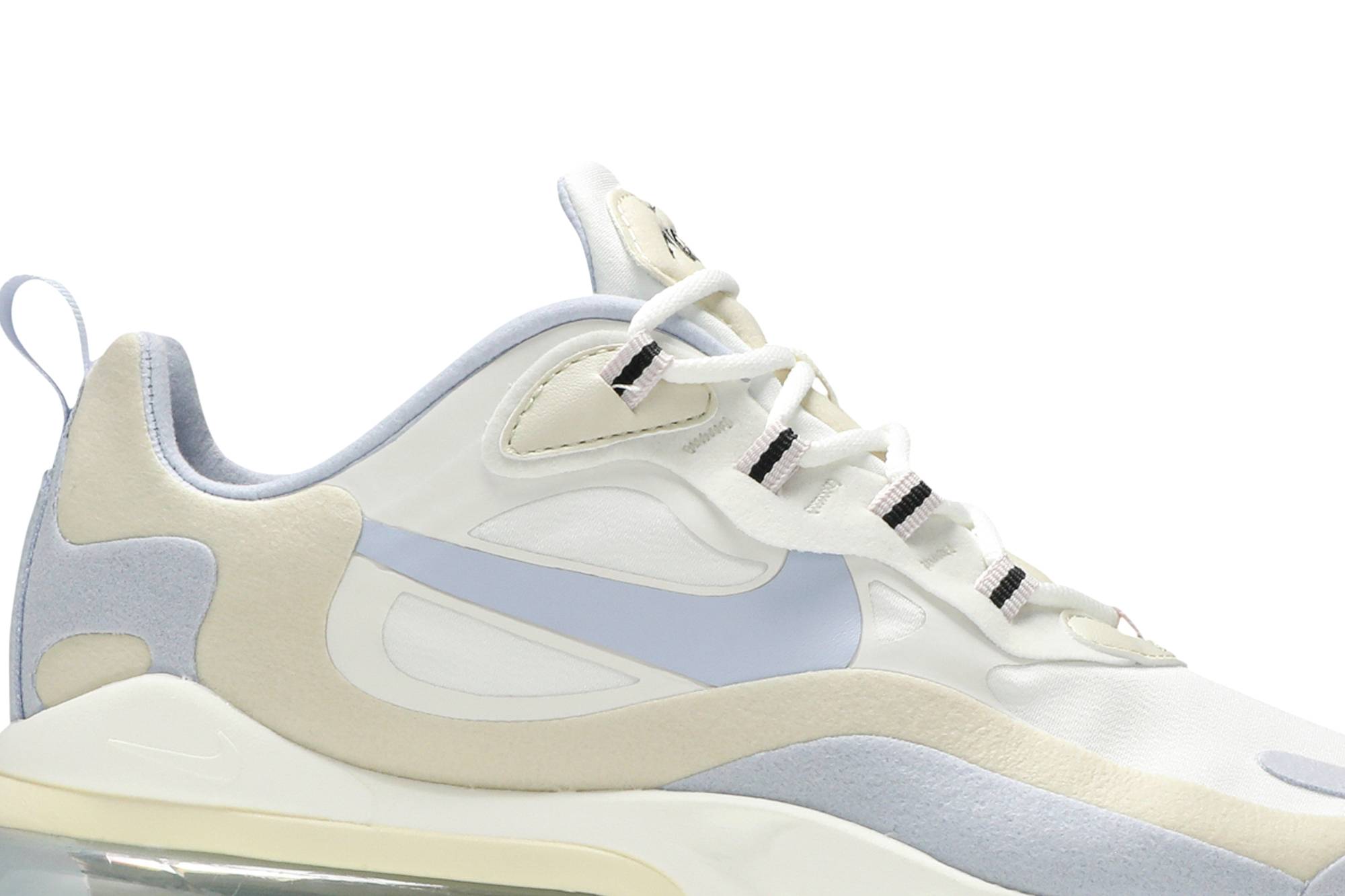 ( Women ) Nike Air Max 270 React White Fossil CT1287-100 - Image 2
